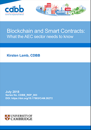 Report: Blockchain and Smart Contracts: What the AEC sector needs to know