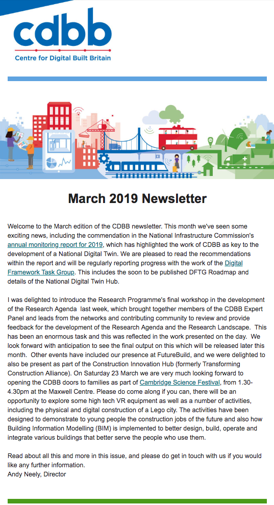 March 2019 Newsletter