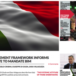 Italy looks to UK BIM Programme to Influence its BIM Mandate