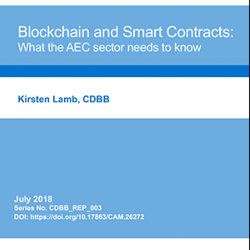 Report: Blockchain and Smart Contracts: What the AEC sector needs to know