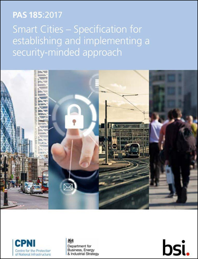 BSI Release PAS 185 - Smart Cities specification for data, information and asset security management launched